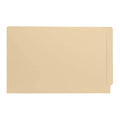 The File King Full Side Tab Manila File Folder - Letter Size | Box Of 100 | Space For Jacket Labeling | 11-Pt Fiber | Organize P