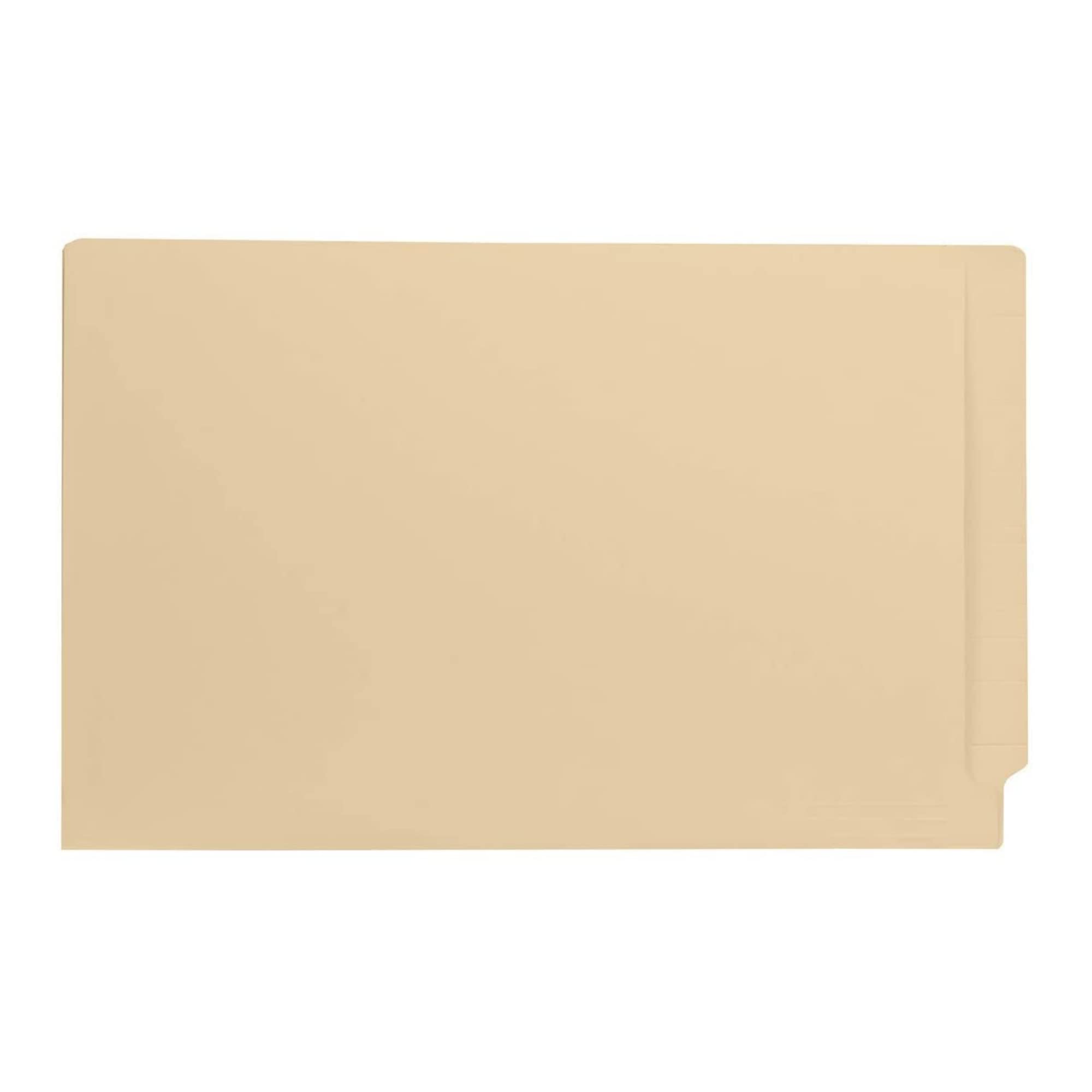 The File King Full Side Tab Manila File Folder - Letter Size | Box Of 100 | Space For Jacket Labeling | 11-Pt Fiber | Organize P