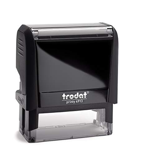 Trodat 4913 Return Address Stamp - Custom Text Stamp - Choose From Many Fonts & 15 Ink Colors!