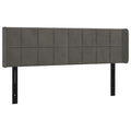 Vidaxl Headboard, Upholstered Headboard For Bed Home, Bed Headboard With Ears, Bedroom Furniture, Dark Gray 57.9"X6.3"X30.7"/34.6" Velvet