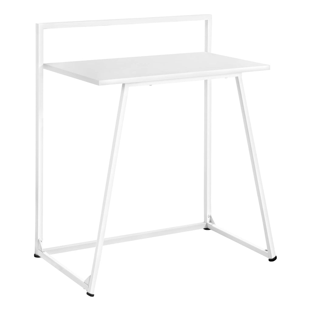 Monarch Specialties Laptop Study Table-Contemporary Style Computer Desk-Simple, 30' L, White