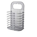 GION Portable Laundry Washing Dirty Clothes Bin Hanging Mesh Laundry Basket Toiletry Organization Washing Bin Plastic Laundry Ha