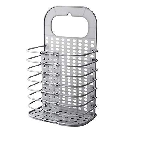 GION Portable Laundry Washing Dirty Clothes Bin Hanging Mesh Laundry Basket Toiletry Organization Washing Bin Plastic Laundry Ha