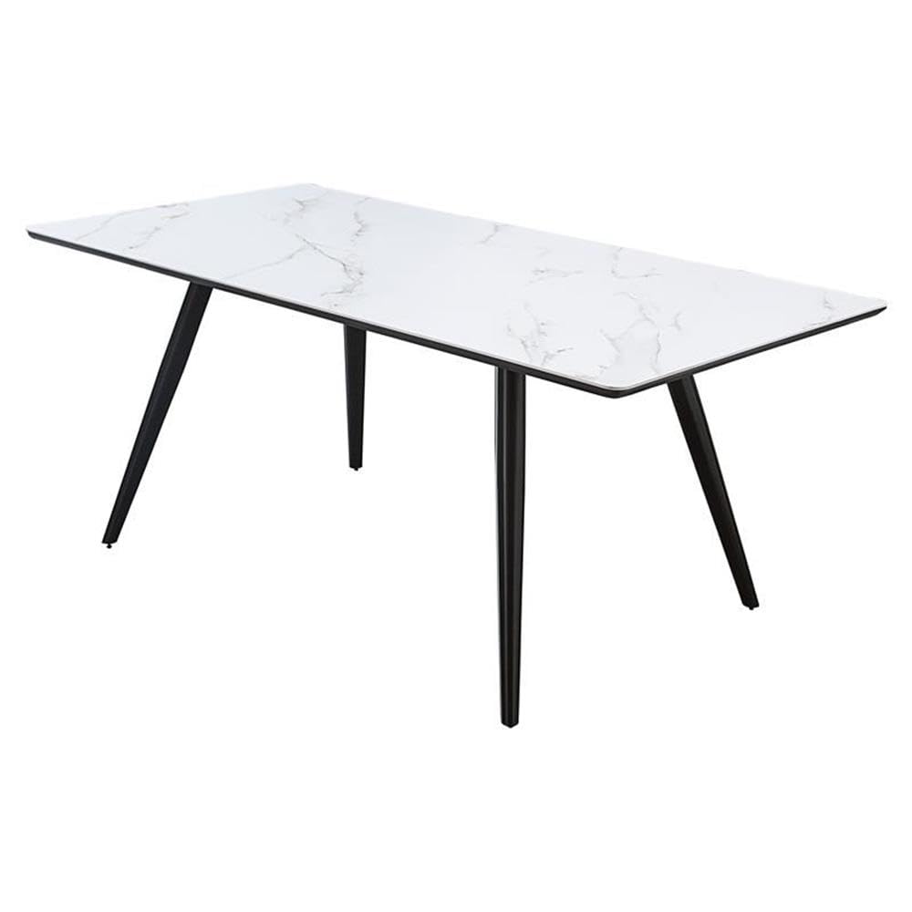 Caspian Faux Marble Dining Table