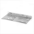 GRIVAN Wall Mount Stainless Steel Square Shape Double Soap Holder Usable for Bathroom, Kitchen and Wash Basin Area/Soap Dish/Bat