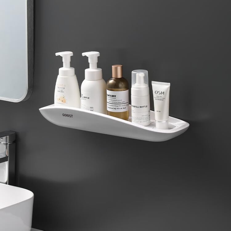 COSKIRA Bathroom Shelf, Self Adhesive NoDrilling Corner Shelf, WallMounted Shower, Storage Rack Holder Toilet Organizer, Bathr