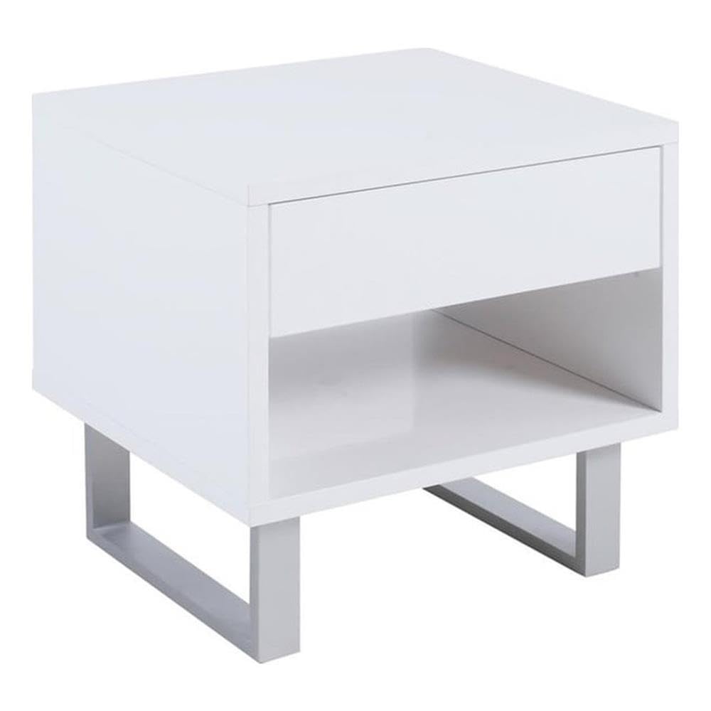 Coaster Home Furnishings End Table, White (705697-CO)