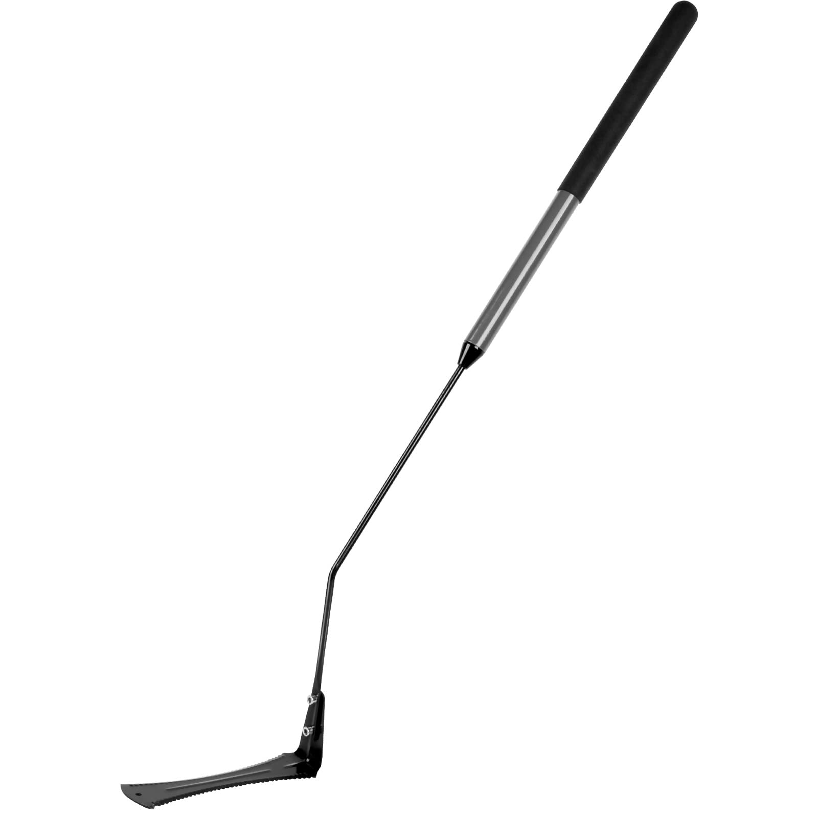 Walensee Grass Whip With Double-Edged Serrated Sharp Steel Blade Weed Grass Cutter With Soft Rubber 22-Inch Handle Cut Tall Gras