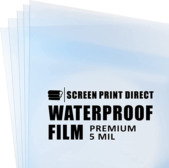 Screen Print Direct Waterproof Inkjet Film Sheets(13' X 19' - 100 Sheets) - Transparency Film For Silk Screen Printing, Inkjet