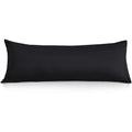 Body Pillowcase 20 X 54 Body Pillow Cover Black Zipper Closer Set Of 1 Body Pillow Case Premium- 600 Thread Count Hotel Quality