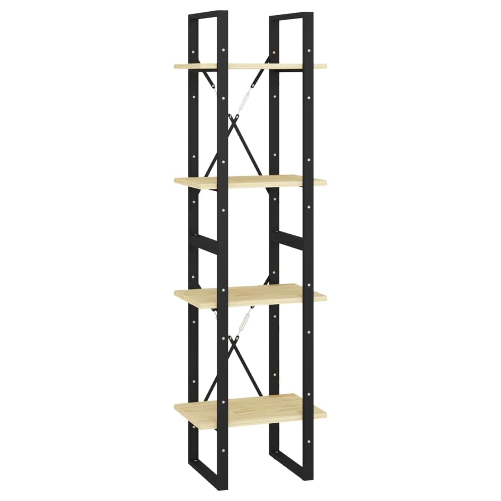 vidaXL Bookshelf 4-Tier Book Cabinet - Thumbnail 3