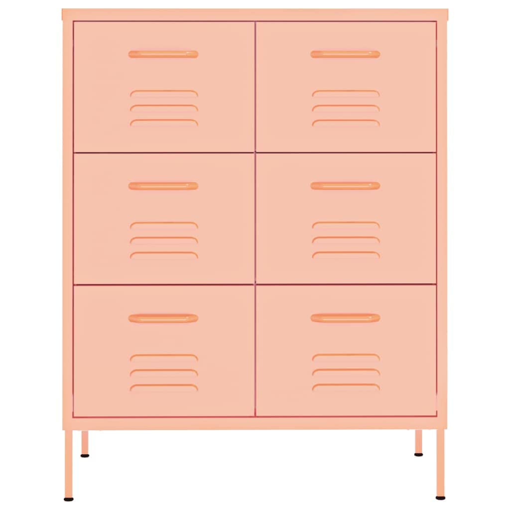 Vidaxl Drawer Cabinet Black 31.5''X13.8''X40'' Steel