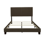 Coaster Home Furnishings Boyd Transitional Fabric Upholstered Queen Size Panel Bed Frame 50-inch Headboard Charcoal 350061Q