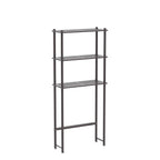 Amazerbath Bamboo Over The Toilet Storage Shelf, Over Toilet Bathroom Organizer Rack, 3-Tier Bathroom Shelves Over Toilet, Space Saver, Espresso