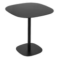 Pangea Home Panna 27.5" Modern Metal Bistro Dining Table In Black