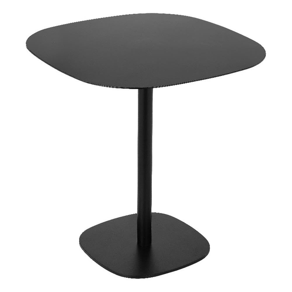 Pangea Home Panna 27.5" Modern Metal Bistro Dining Table In Black