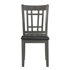 Coaster Furniture LAVON Padded Dining Espresso and Medium Grey (Set of 2) Side Chair 38.25" H x 21" W x 18" D Black 108212