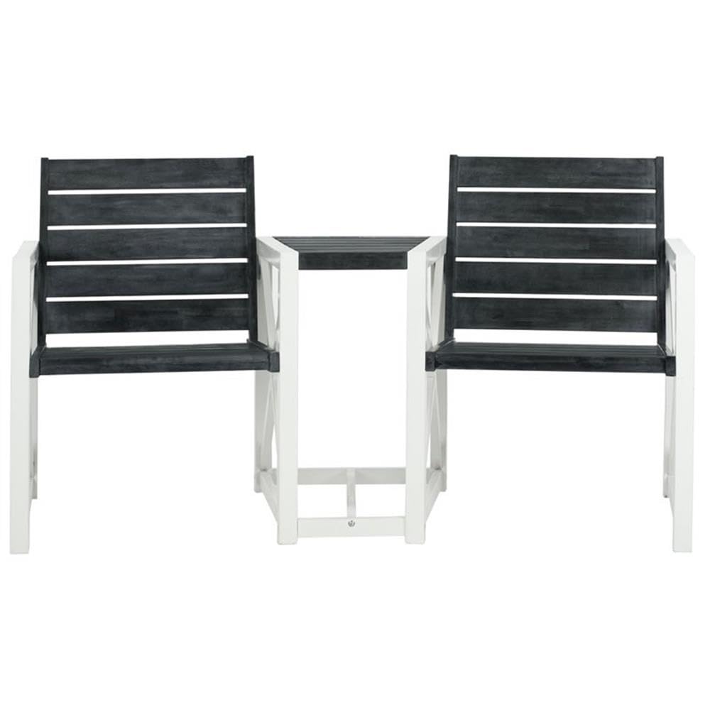 Safavieh Outdoor Collection Ally Rustic Brown Darling Wrought Iron 60.25' Outdoor Tree Bench