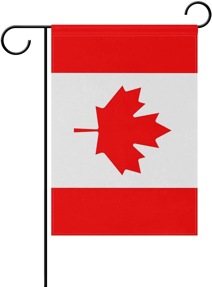 Mflagperft Canada Garden Flags 12 X 18 Inches Double Sided Vivid Color And Fade Proof Small Canadian Yard Flags For Indoor And O