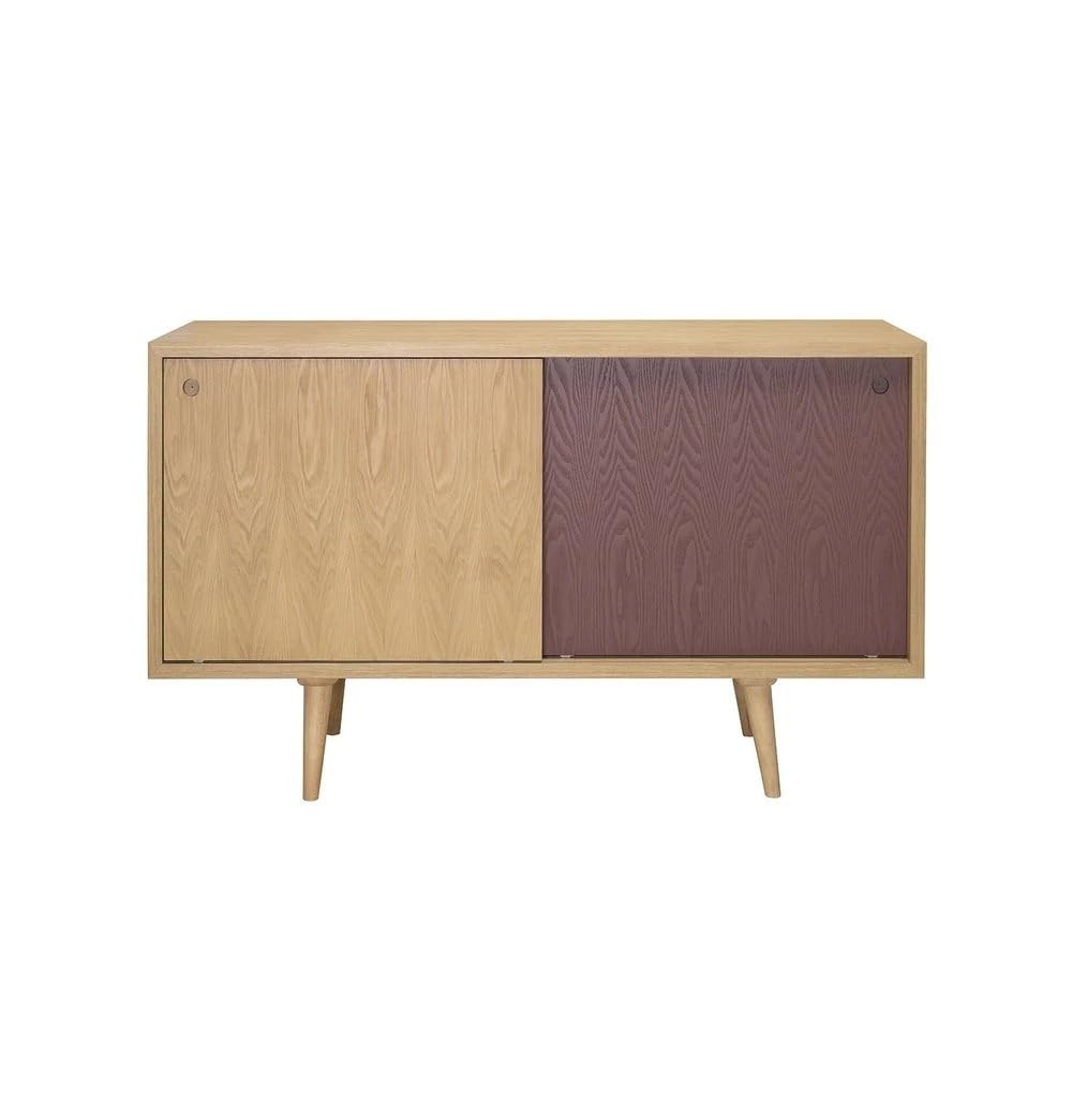 GFURN Locke Sideboard, Natural & Penny Brown