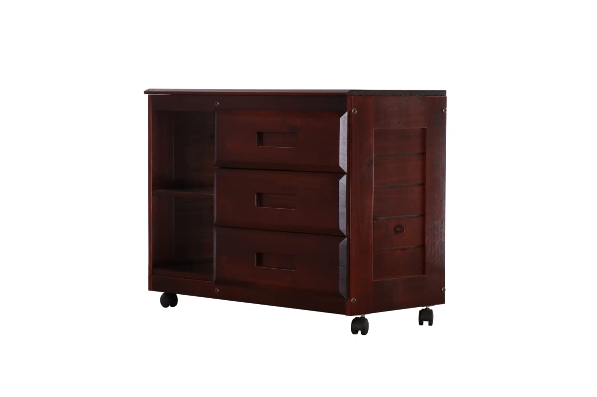 OS Home and Office 82804-2A Dresser, Rich Merlot