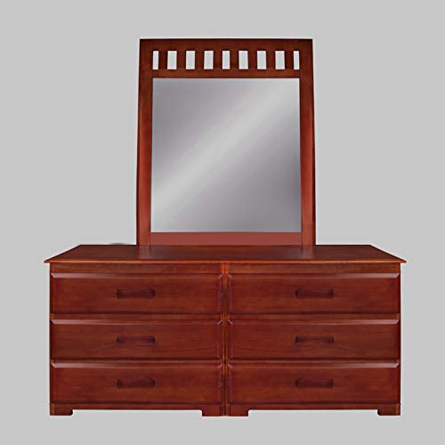 American Furniture Classics Six Drawer Dresser With Mirror