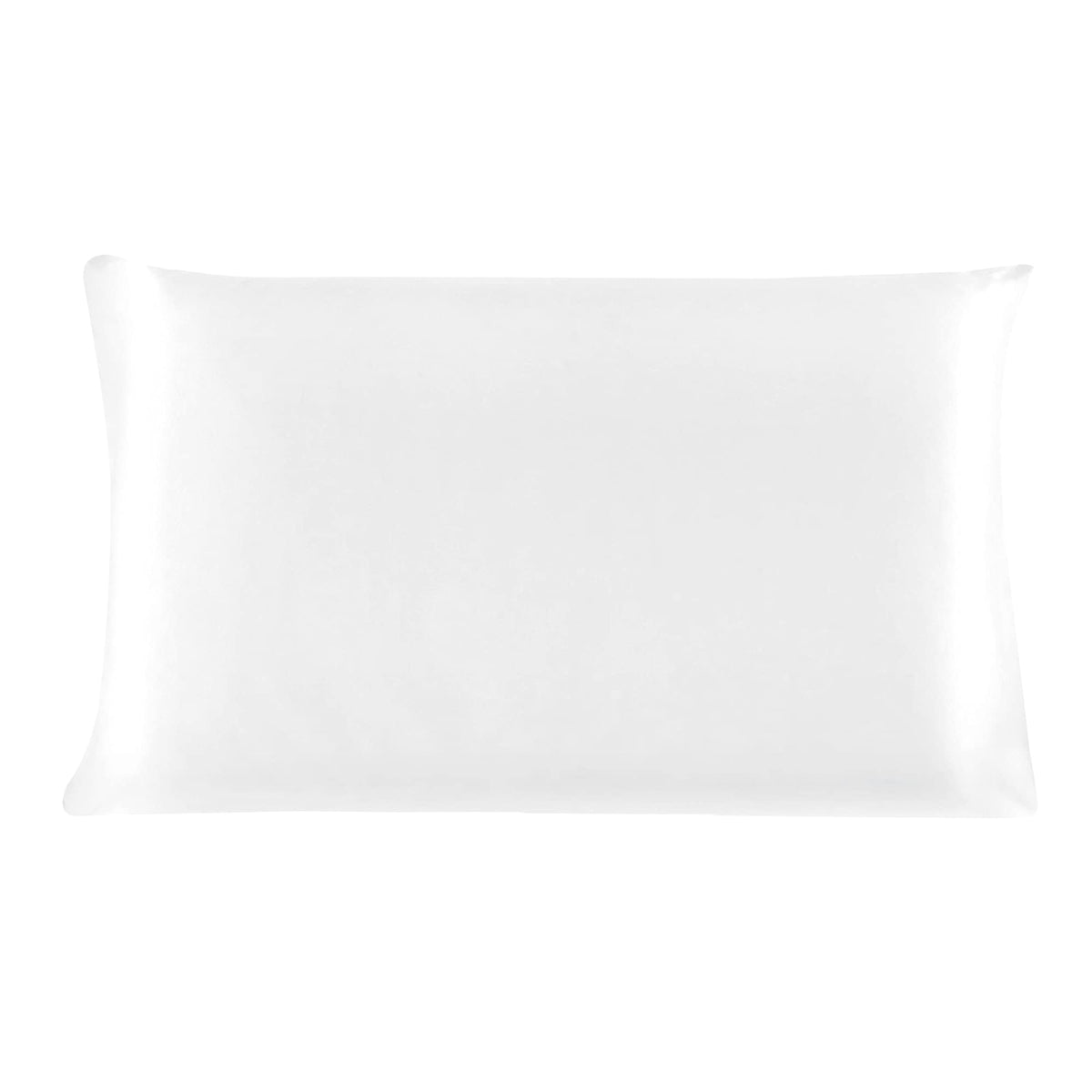 Uxcell 100% Charmeuse Pure Silk Pillowcase Pillow Case Cover For Hair & Skin 350Tc 19 Momme (1-Piece) Snow White King(20X36Inch)