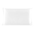 Uxcell 100% Charmeuse Pure Silk Pillowcase Pillow Case Cover For Hair & Skin 350Tc 19 Momme (1-Piece) White Travel(14X20Inch)