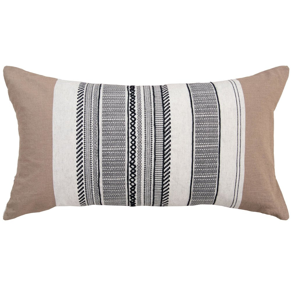Transitional  14 Inch x 26 Inch Down Filled Pillow