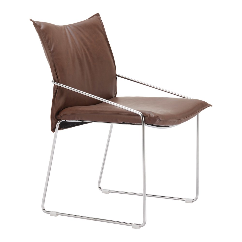 Pola Dining Chair (Set of 2) Brown