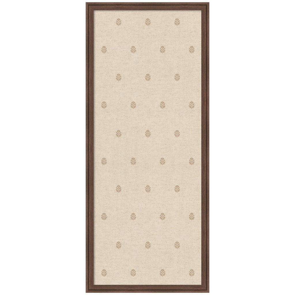 Pinboard Beige Botanical Block Print