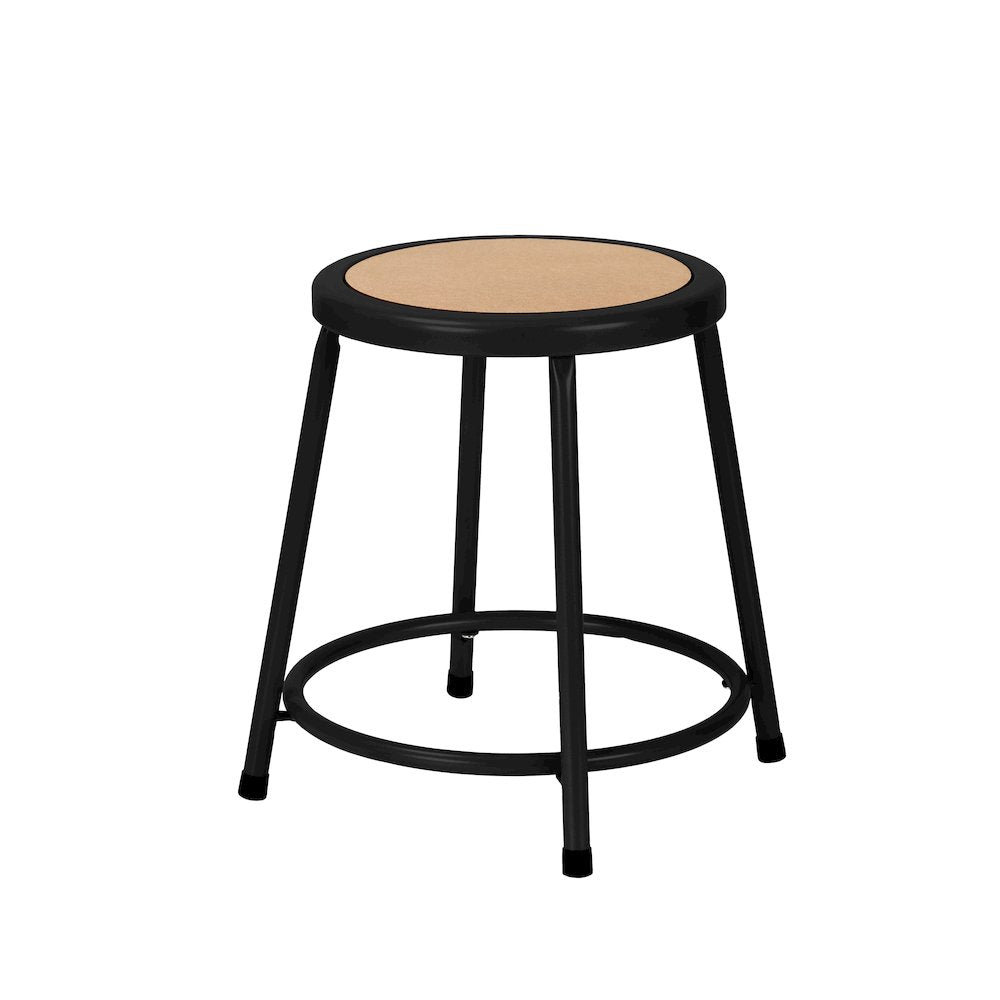 18 Inch Heavy Duty Steel Stool, Black