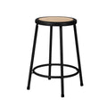 24 Inch Heavy Duty Steel Stool, Black