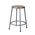 24 Inch Heavy Duty Steel Stool, Grey