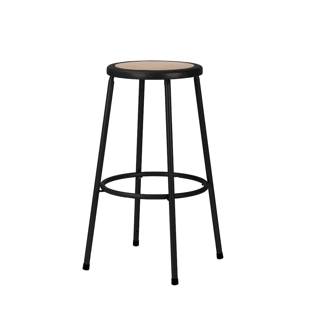 30 Inch Heavy Duty Steel Stool, Black