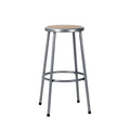30 Inch Heavy Duty Steel Stool, Grey