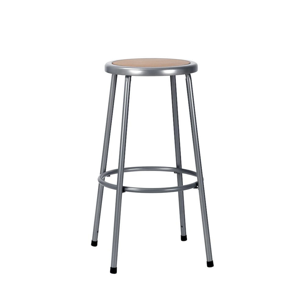 30 Inch Heavy Duty Steel Stool, Grey