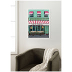 Sit A Spell by Krista V. Allenstein Framed Canvas Wall Art Print