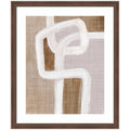 Framed Art rhythmic lines l by Nikita Jariwala