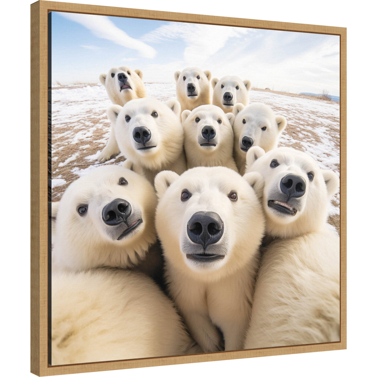 Funny Polar Bear Selfie by The Creative Bunch Studio