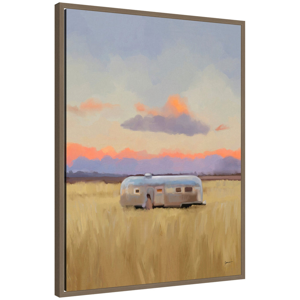 Solitude by Mary Sparrow Framed Canvas Wall Art Print