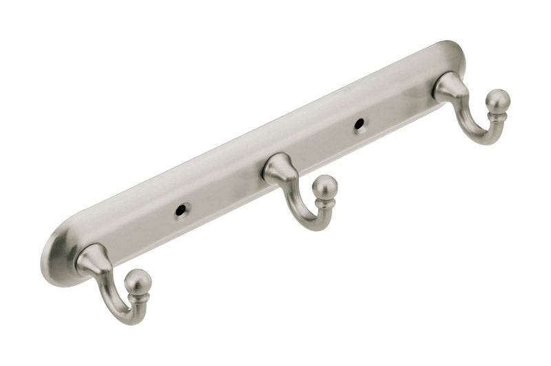 ROBE 3HOOK BRSHNKL MOEN (Pack of 1)