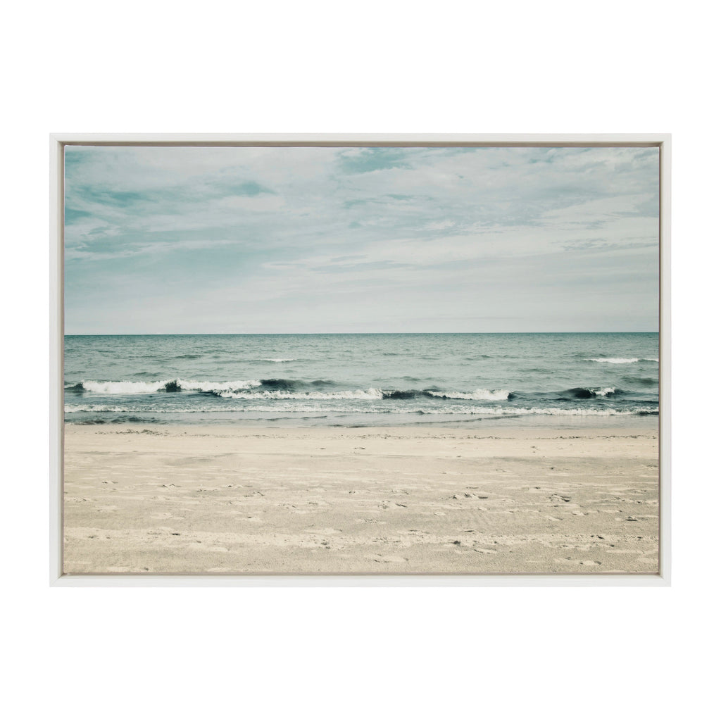 Sylvie Beach 2 Framed Canvas by Emiko and Mark Franzen of F2Images