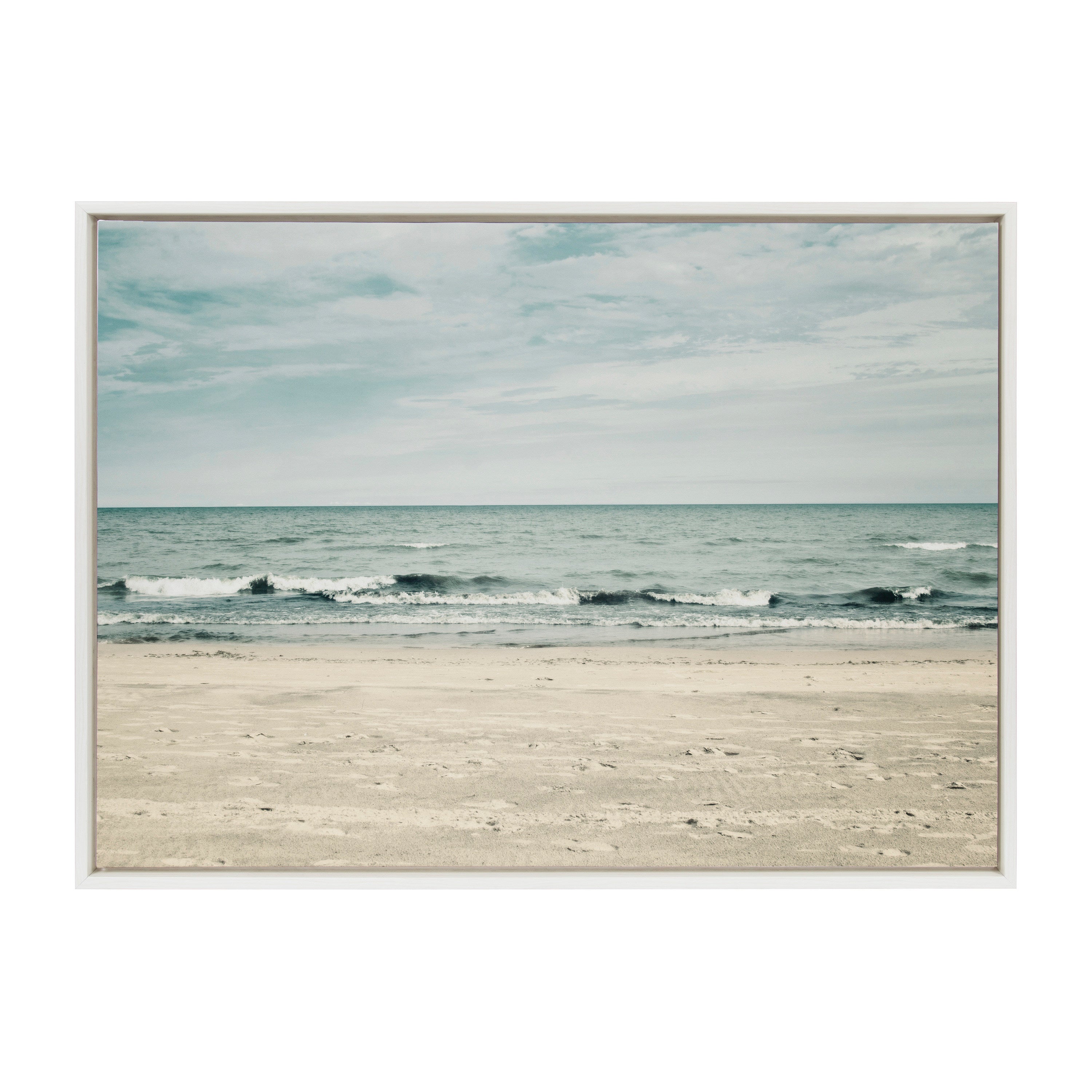 Sylvie Beach 2 Framed Canvas by Emiko and Mark Franzen of F2Images