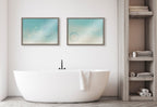 Blake Bubble Rectangle II Framed Printed Glass by Laura Evans