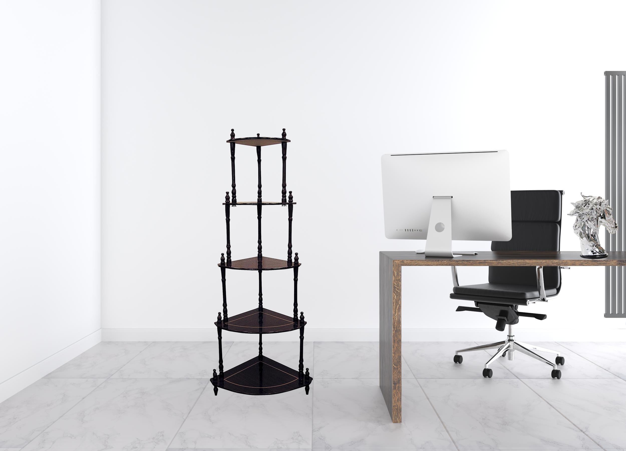 15 Five Shelves Wall-Mounted Shelving Unit