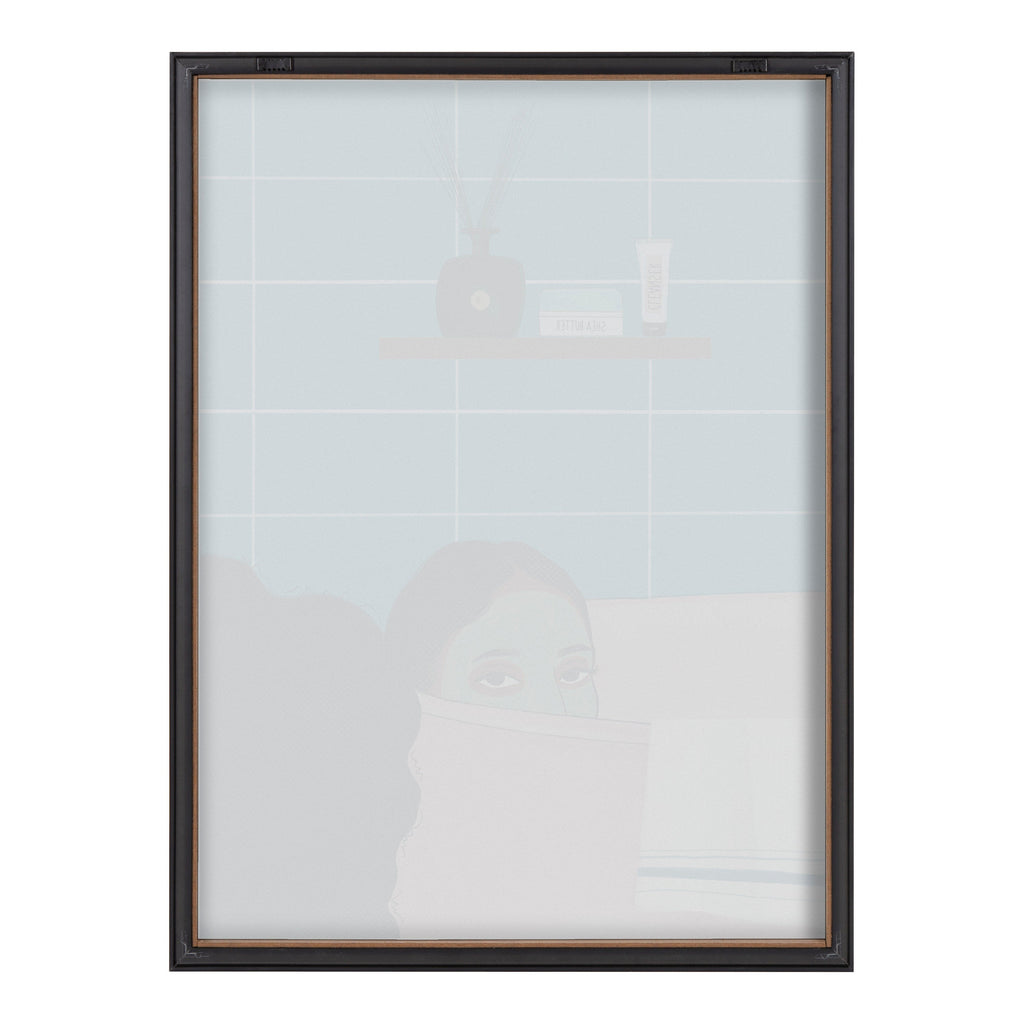 Blake Restful Rest Framed Printed Glass by Mary Joak