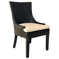 Alfresco Dining Chair Black Kuba Weave