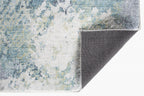 HomeRoots Blue/Yellow Polyester 8’ x 10’ Blue Yellow Abstract Sky Area Rug