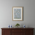 Spring Mural II Brown Framed Wall Art